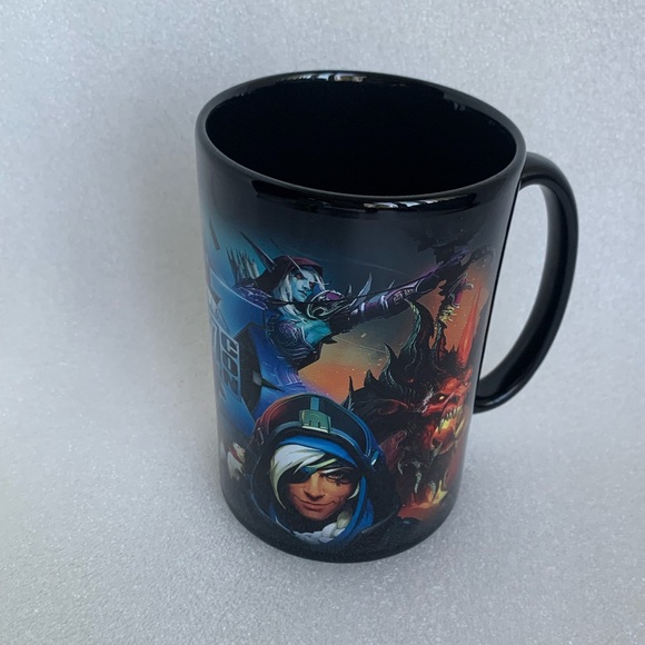 Blizzcon 2016 EXCLUSIVE Ceramic Key Art Mug Coffee Cup Blizzard Overwatch - Picture 3 of 16